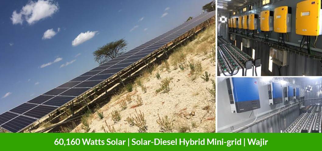 60,160-Watts-Solar--Solar-Diesel-Hybrid-Mini-grid--Wajir
