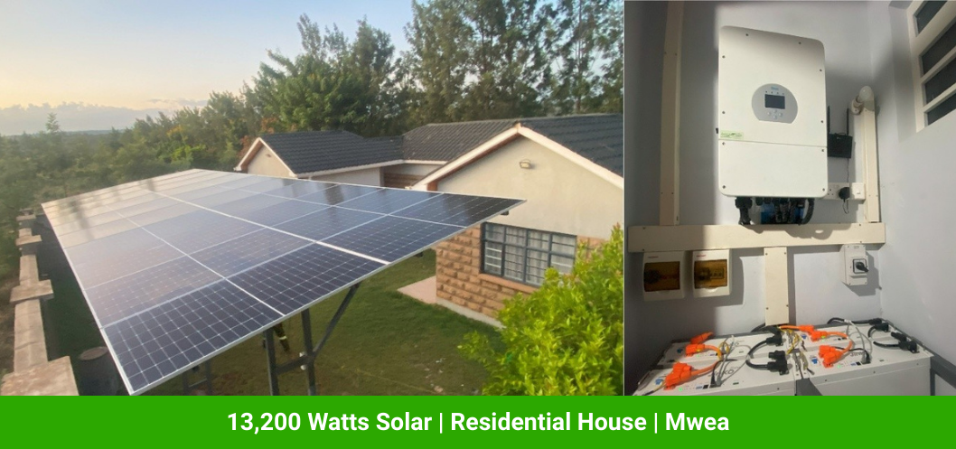 13,200 Watts Solar | Residential House | Mwea