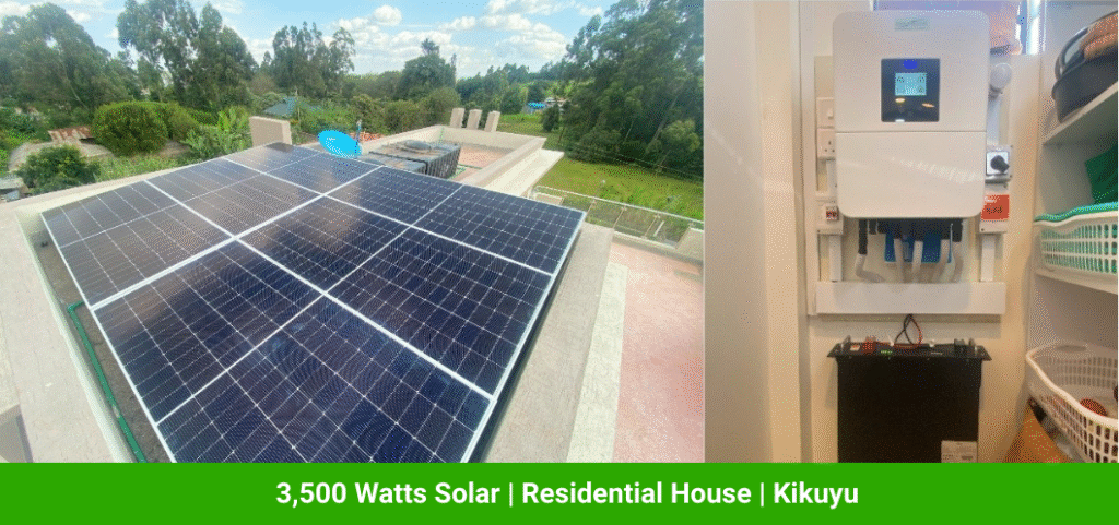 3,500 Watts Solar | Residential House | Kikuyu