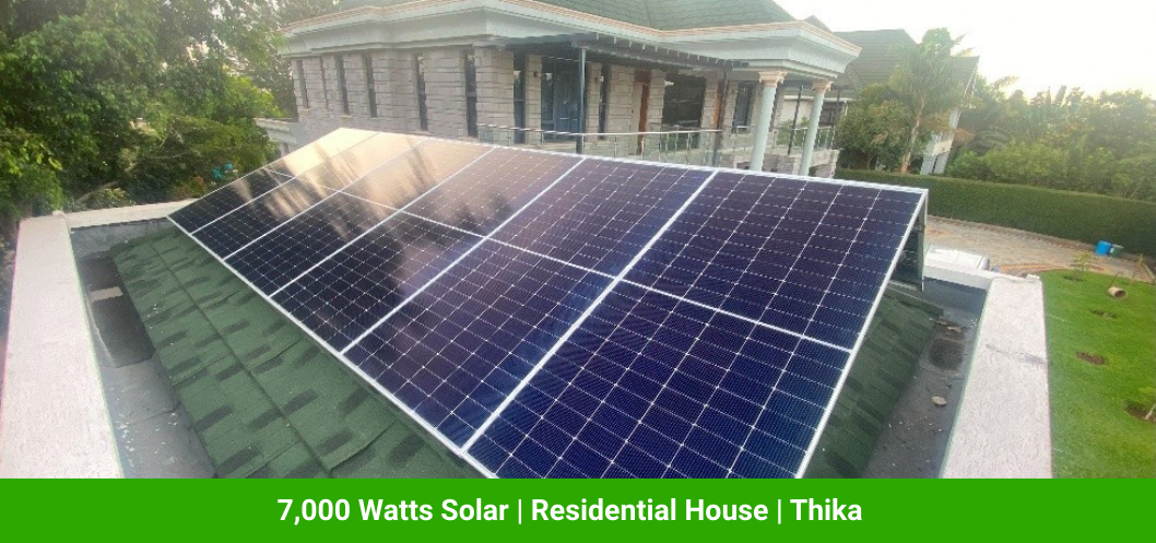 7,000 Watts Solar | Residential House | Thika